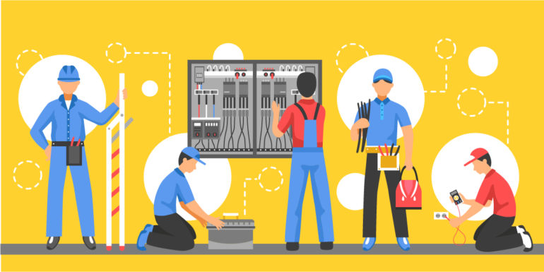 Jerjelim Service Centre - Equipe de trabalho